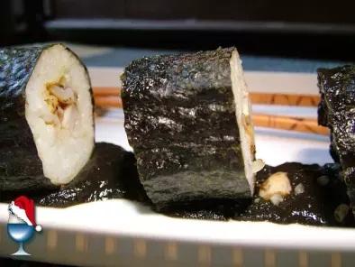ESPECIAL SALSA NEGRA III: Sushi de chipirón