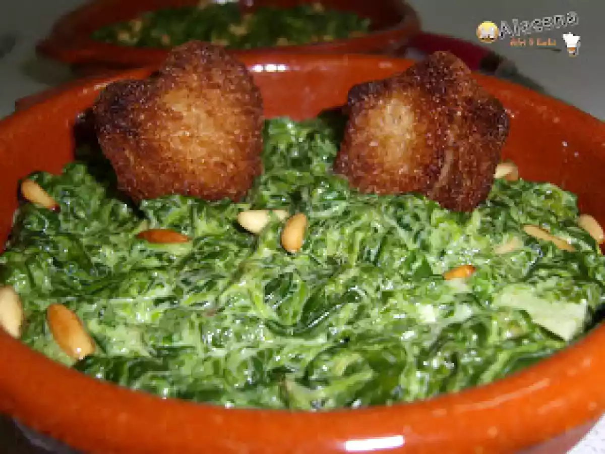 Espinacas a la crema