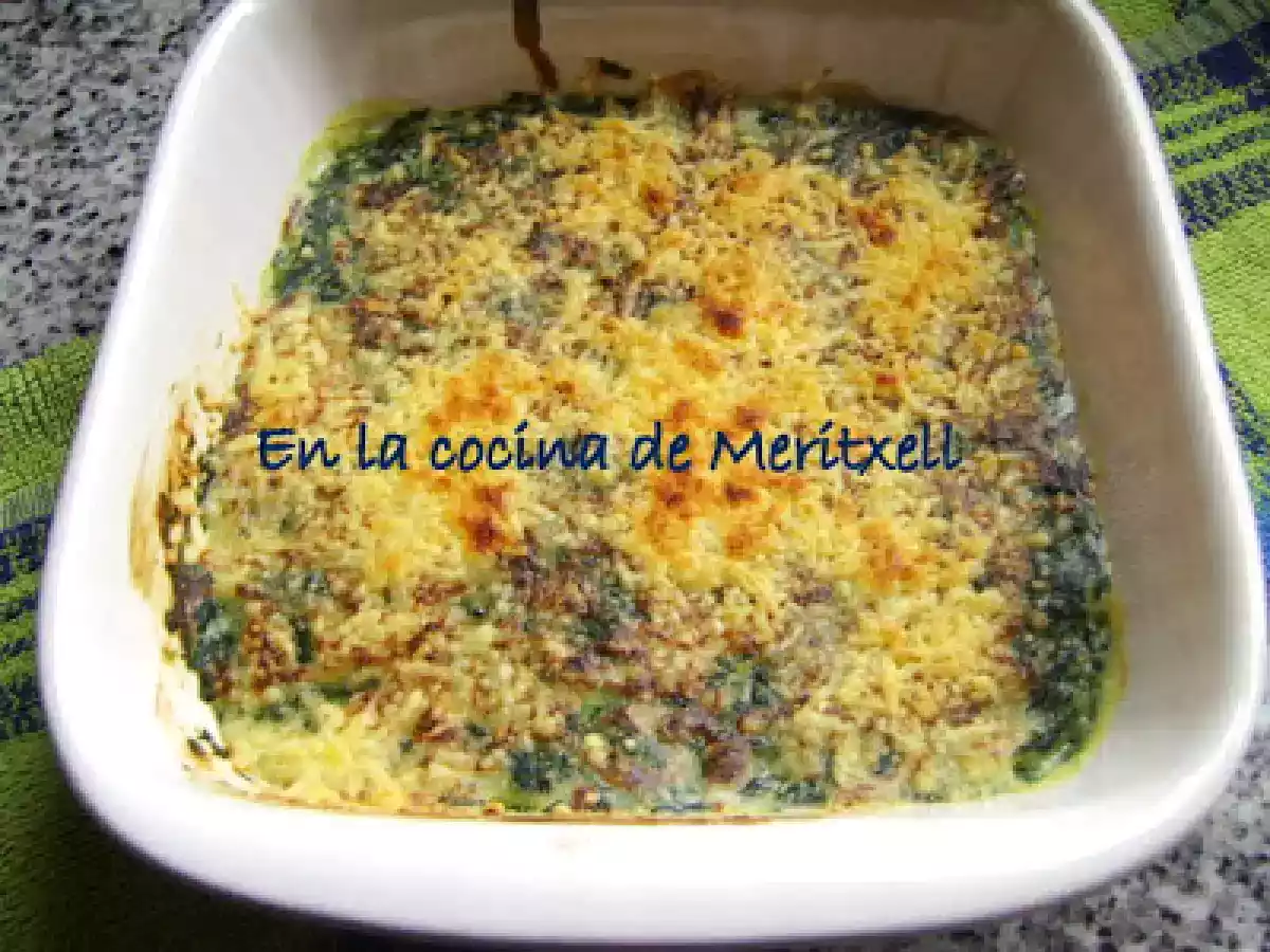 Espinacas a la crema, deliciosas