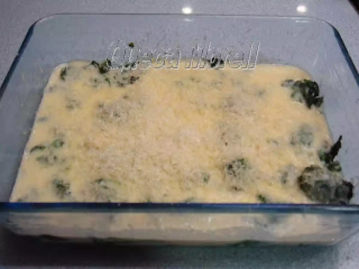 ESPINACAS CON BECHAMEL Y GRATINADAS - foto 4