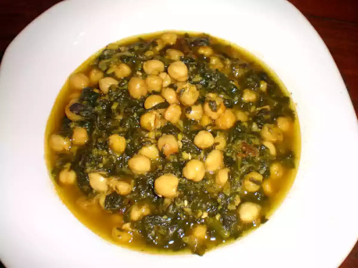 Espinacas con garbanzos