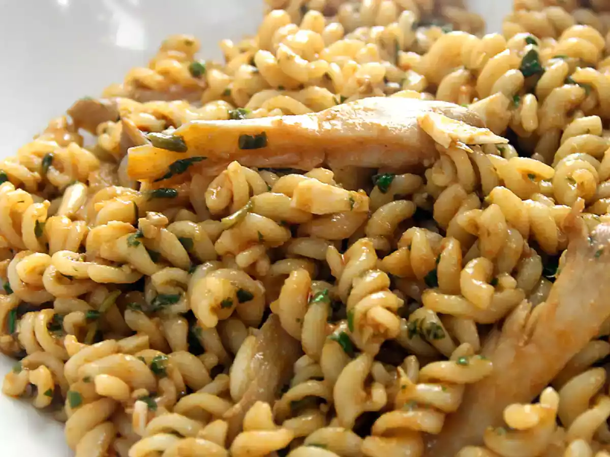 Espirales al pesto pomodoro