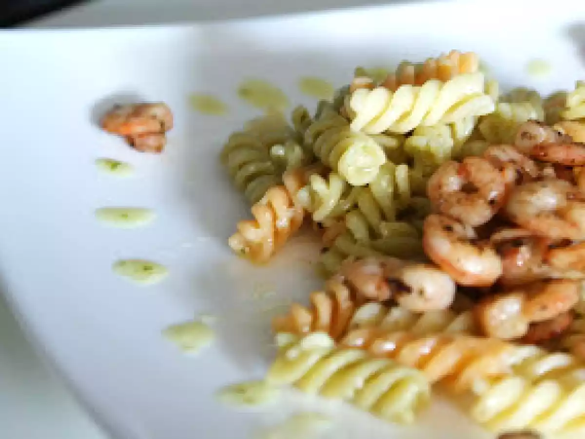 Espirales con gambas - foto 2