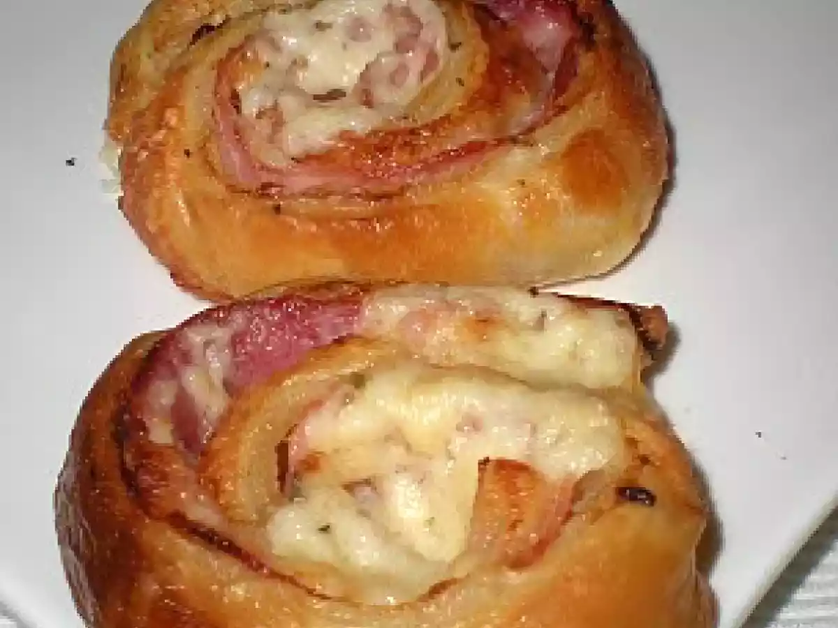 ESPIRALES DE JAMON Y QUESO