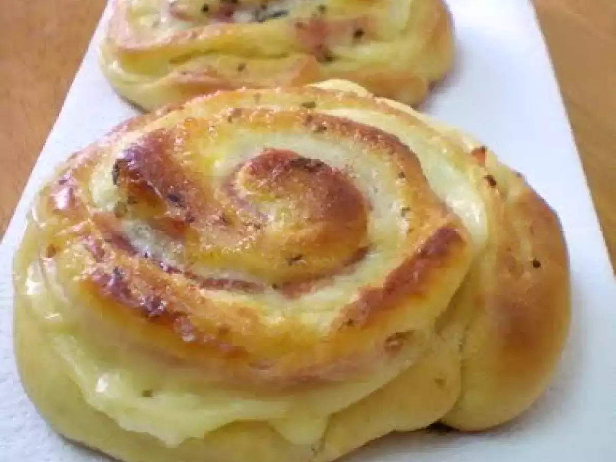 Espirales de jamón y queso (de Kisa)