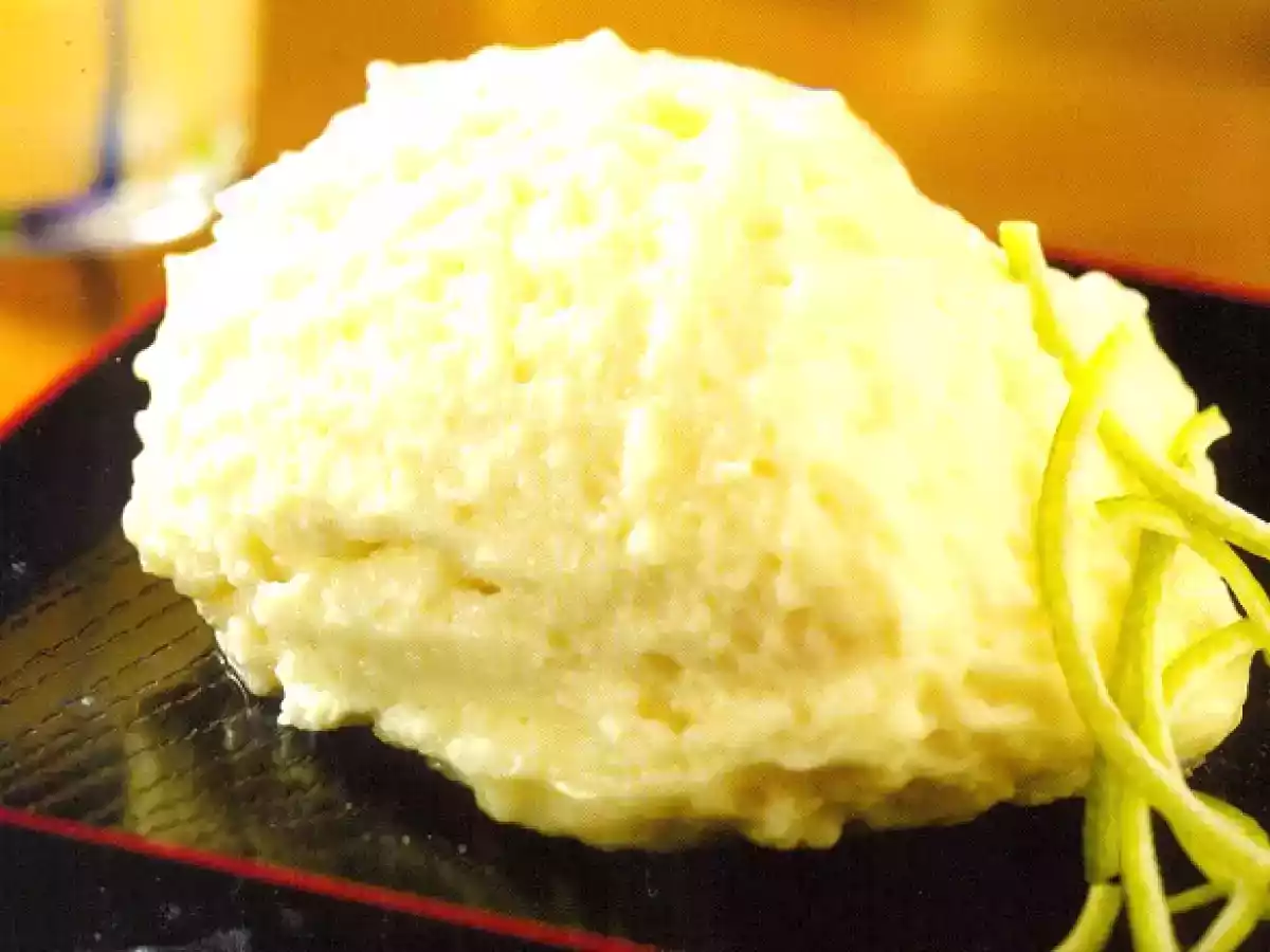 Espuma de coco y chocolate blanco