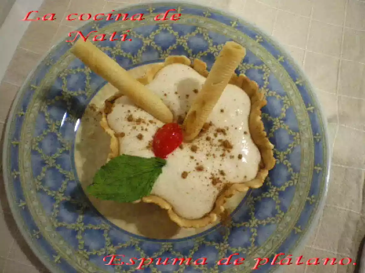 ESPUMA DE PLÁTANO.