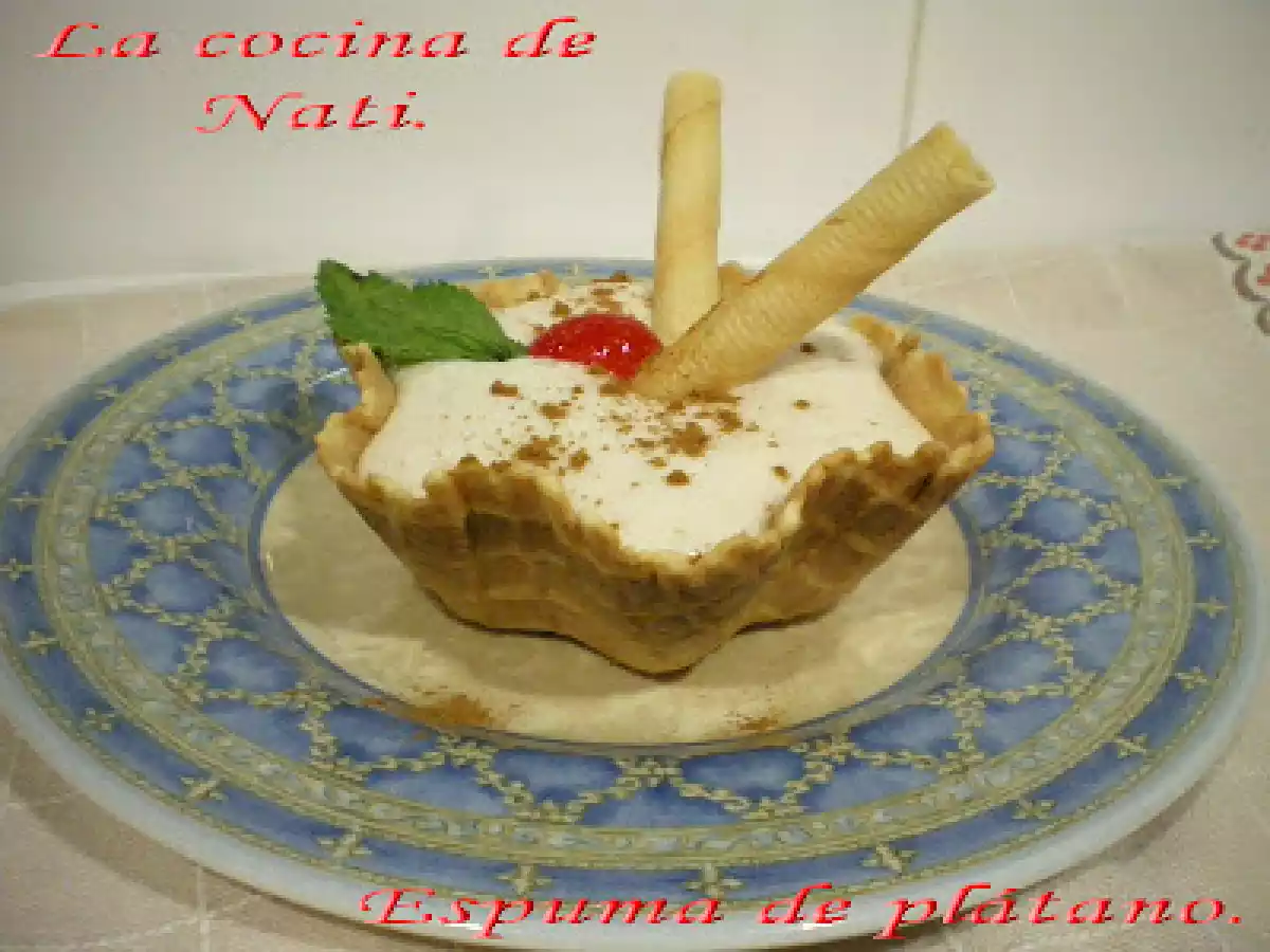 ESPUMA DE PLÁTANO. - foto 2