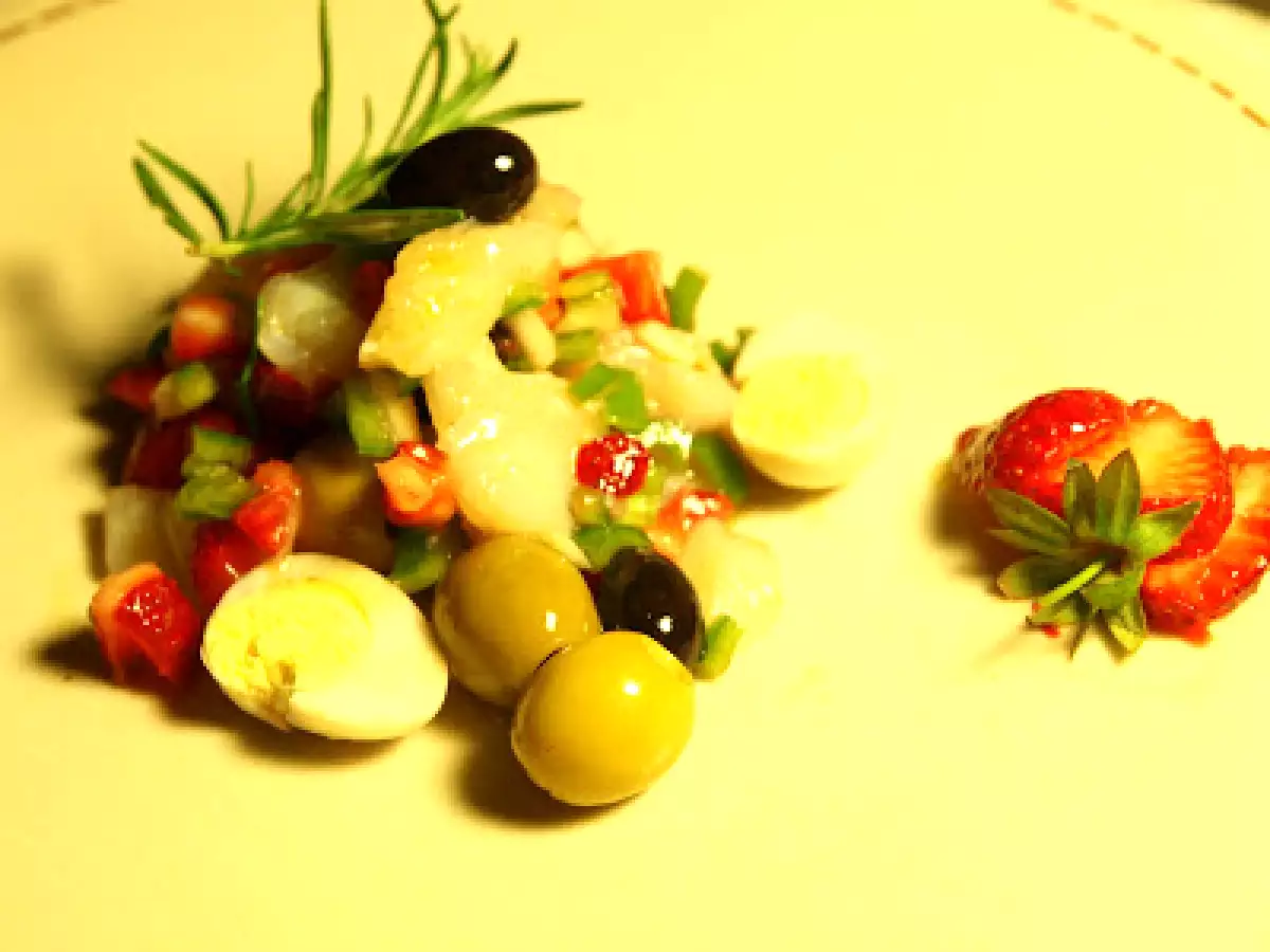 Esqueixada de bacalao y fresas - foto 5