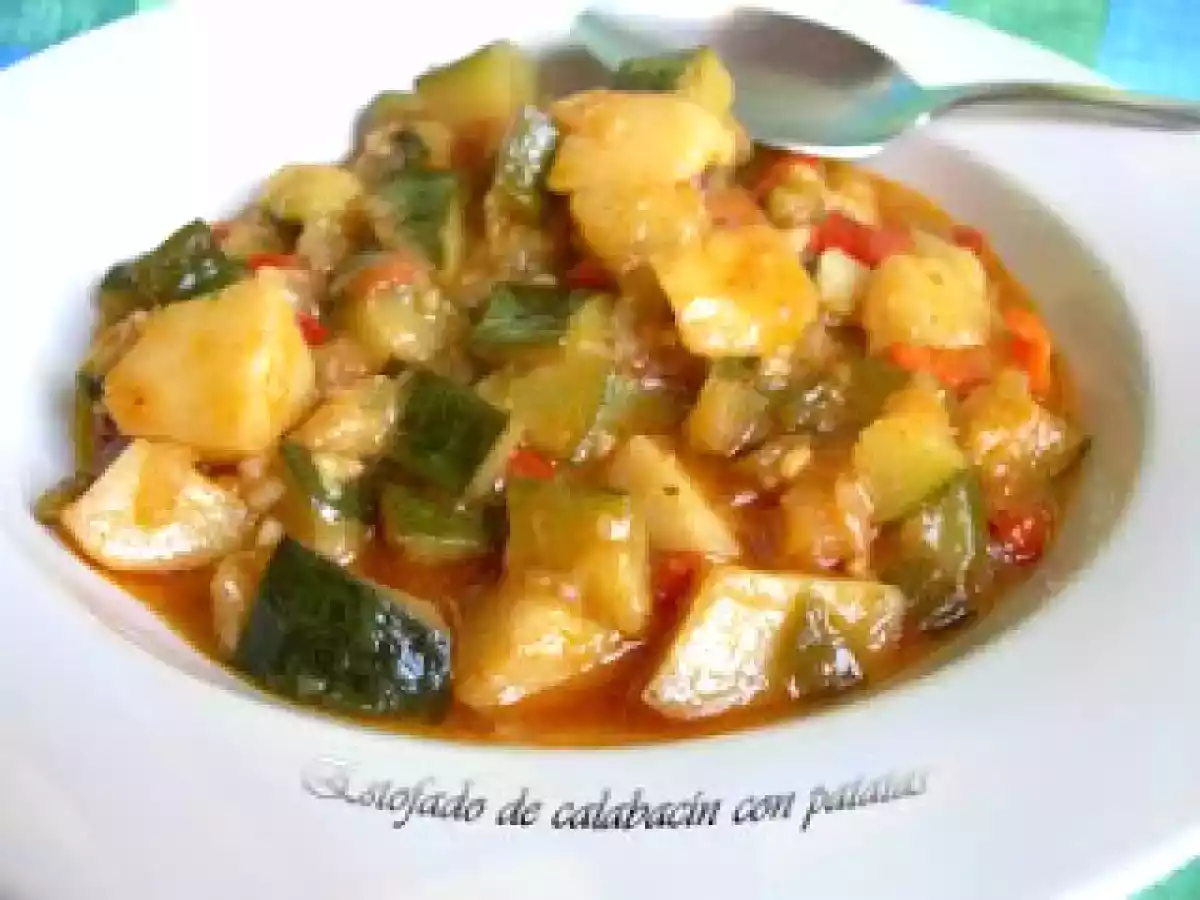 Estofado de calabacín y patatas
