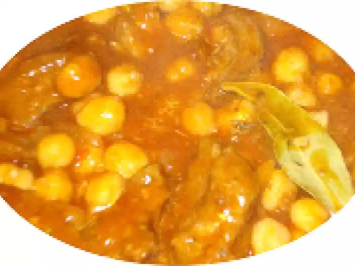 Estofado de cerdo con garbanzos