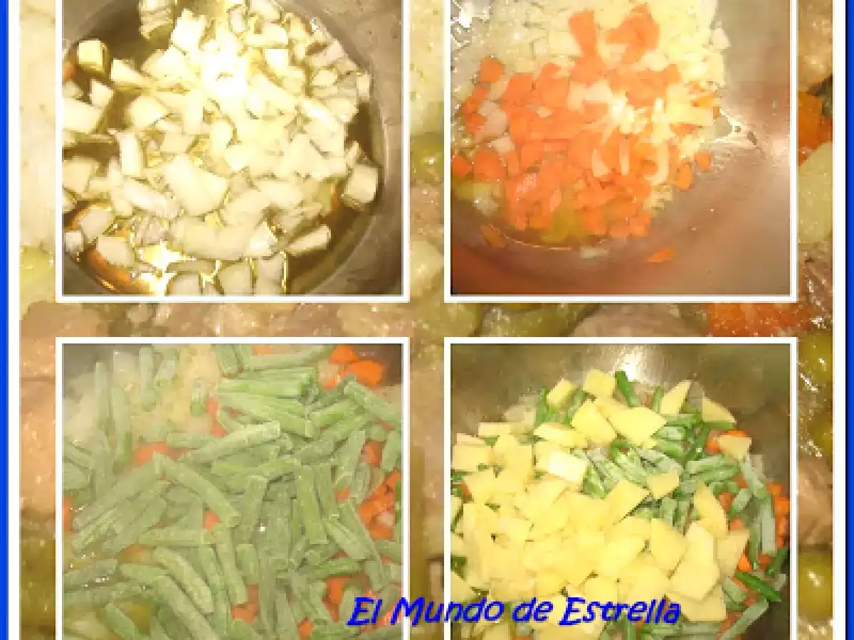 Estofado de cerdo con guarnición de arroz - foto 2