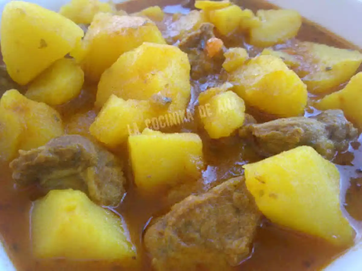 Estofado de patatas con carne - foto 3