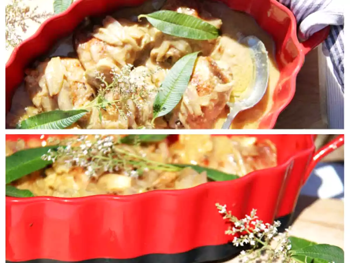 Estofado de pollo con chalotas - foto 2