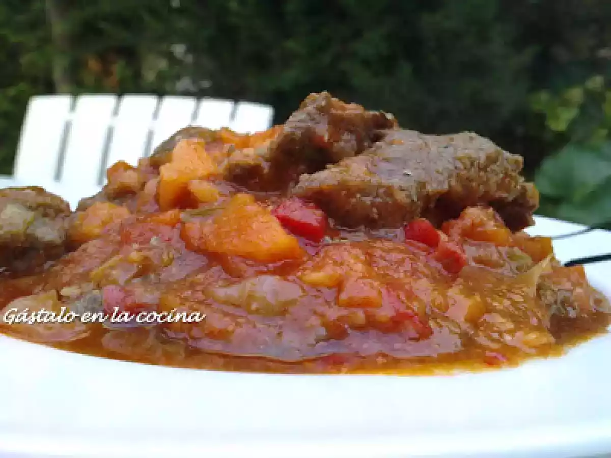 ESTOFADO DE TERNERA Y BATATA
