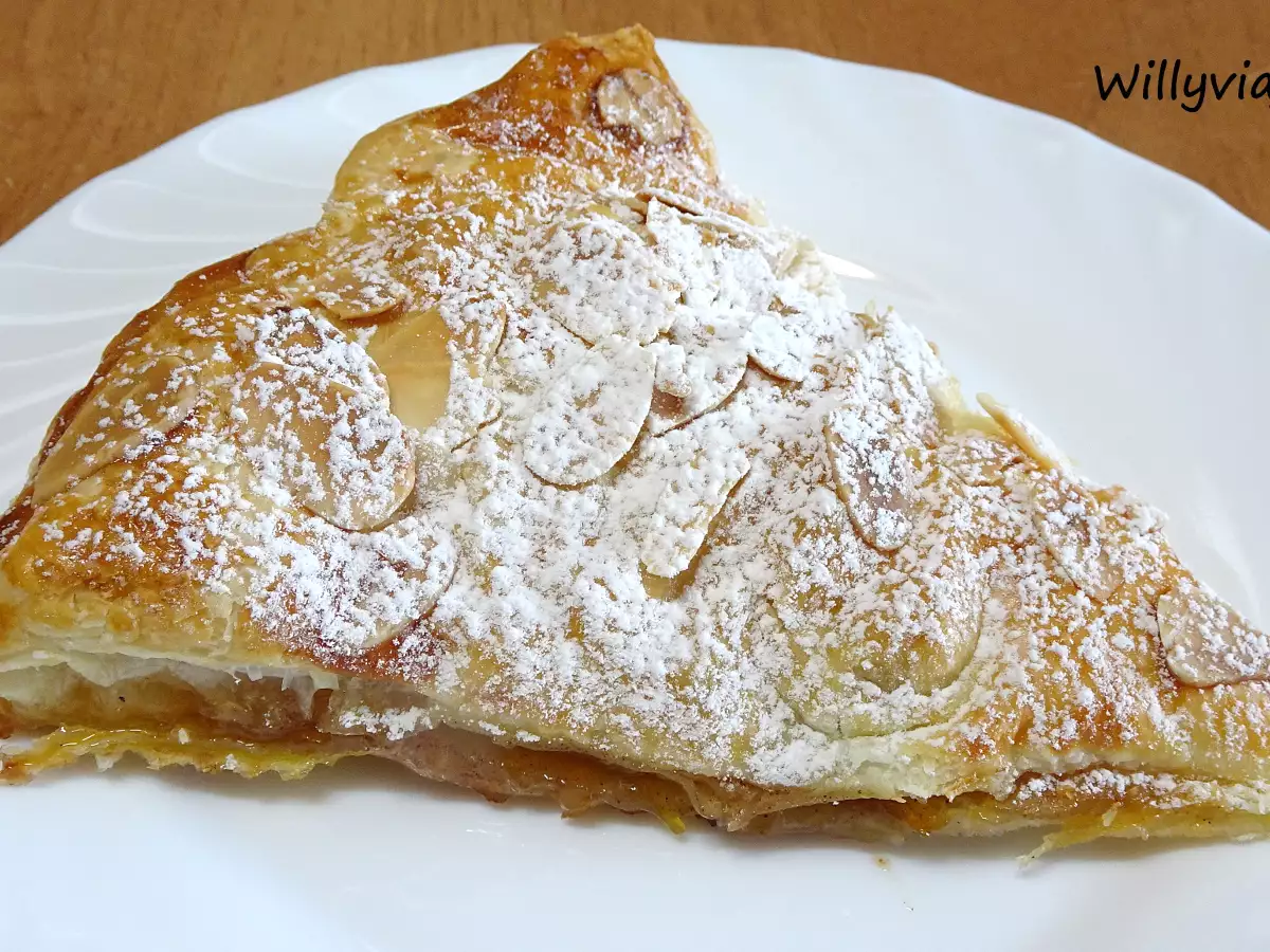 Estrella de hojaldre y manzana - foto 3