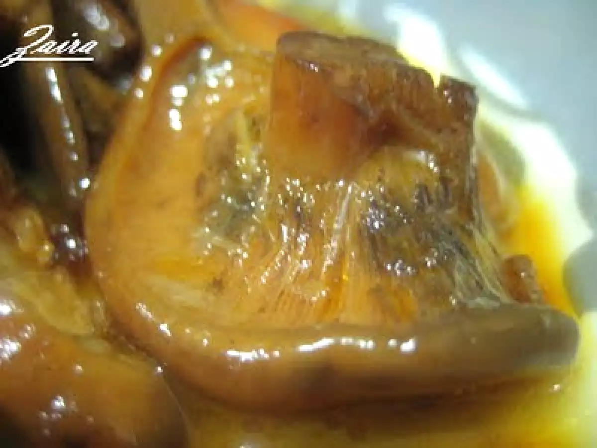 Evento del blog de Zorra. Níscalos con jamón y vino blanco - foto 3