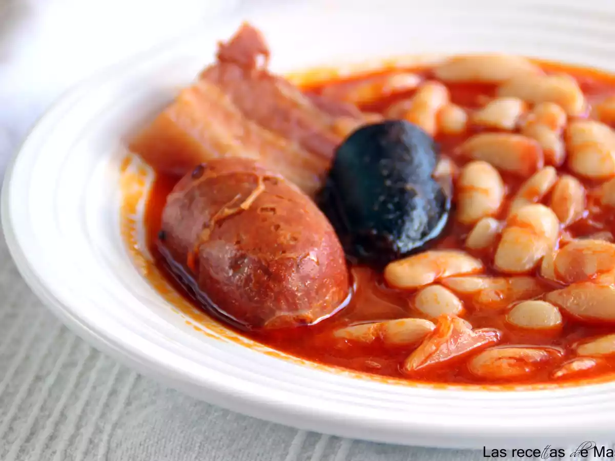 Fabada en olla a presión