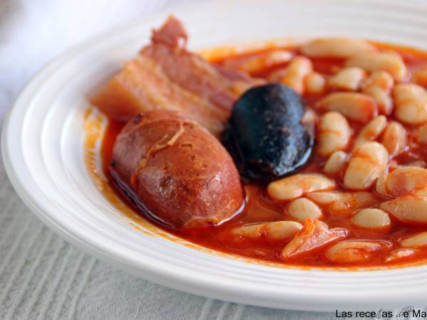 Fabada en olla a presión