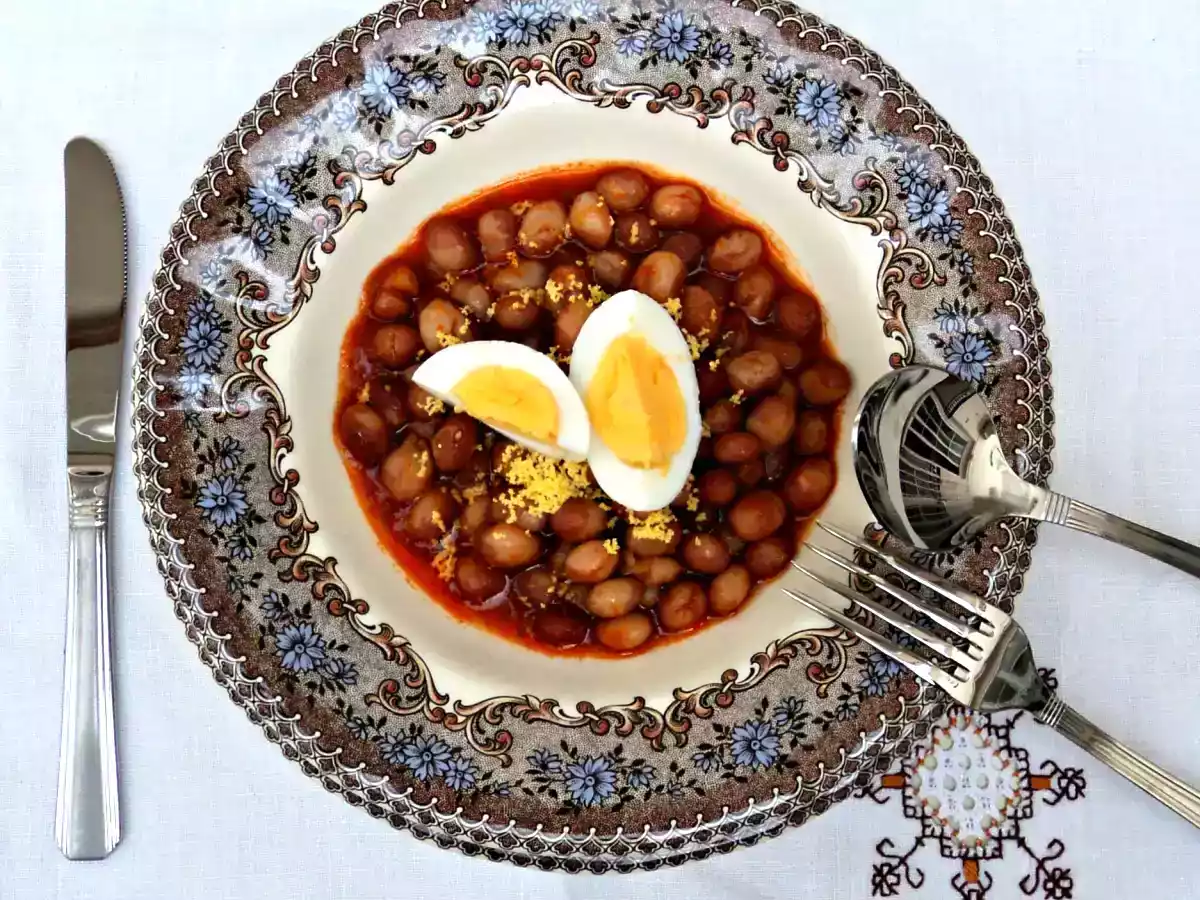 Fabes de Mandilín estofadas