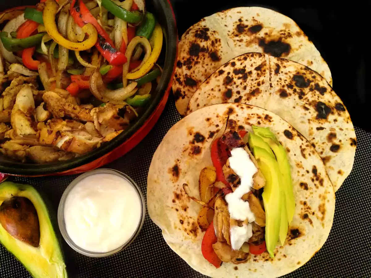 Fajitas de pollo