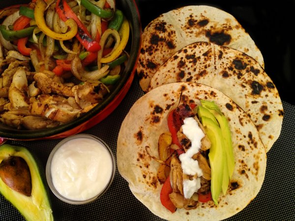 Fajitas de pollo
