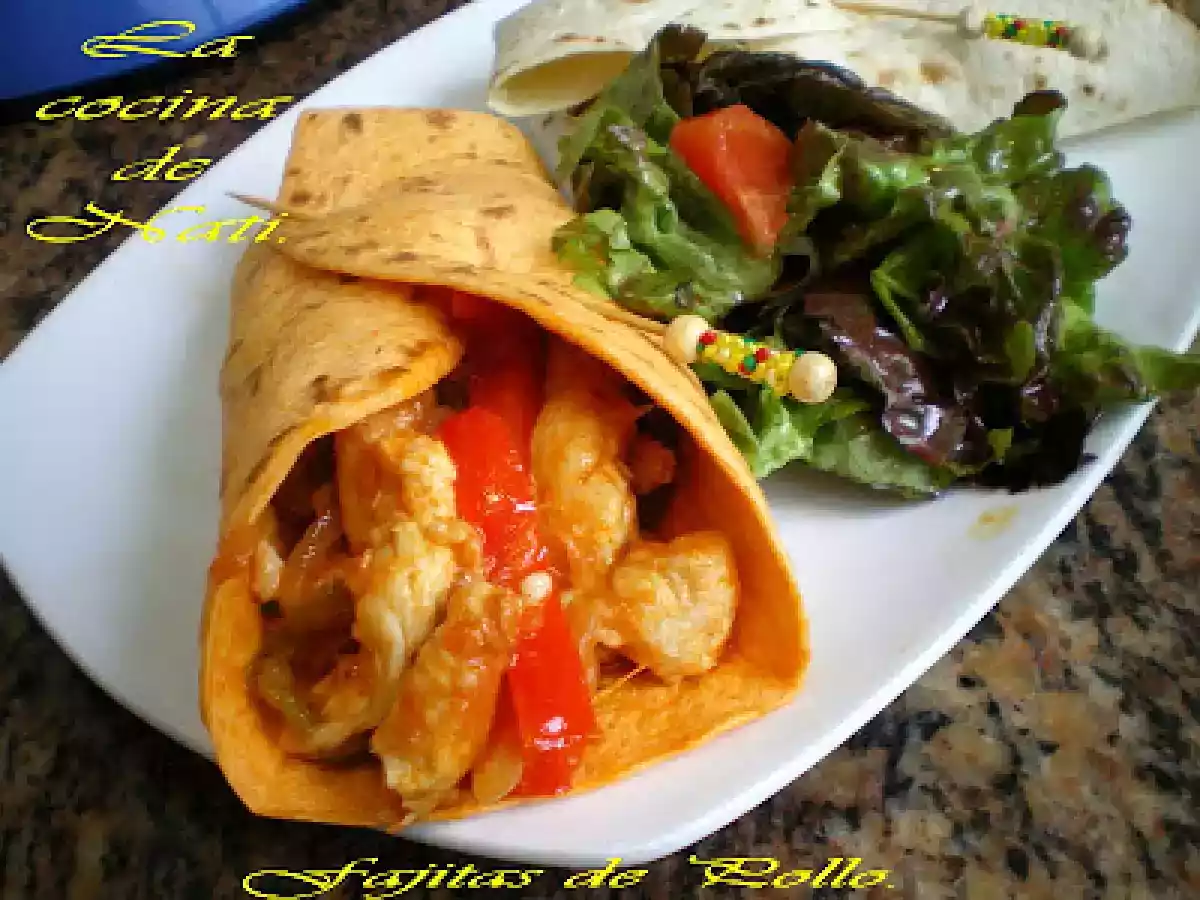 FAJITAS DE POLLO Y VERDURAS. - foto 4