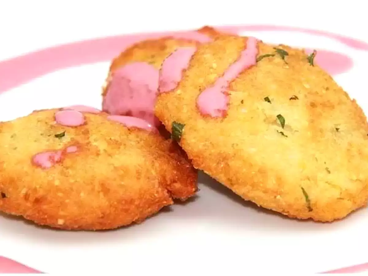 Falafels con salsa de remolacha