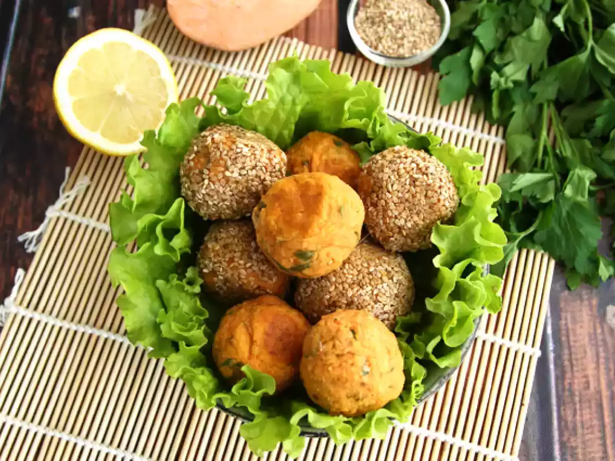 Falafels de batata (boniato) - foto 2