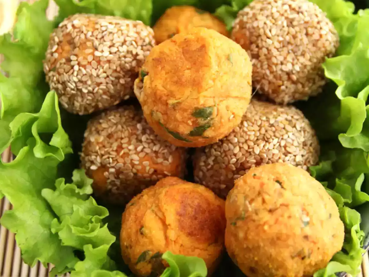 Falafels de batata (boniato) - foto 3