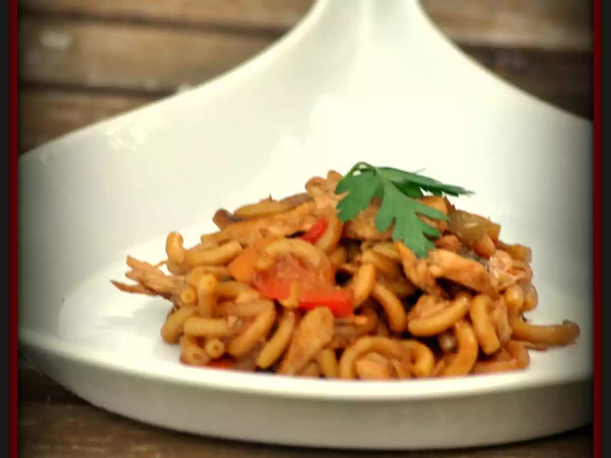 Falso fideuá de pollo a mi manera - foto 3