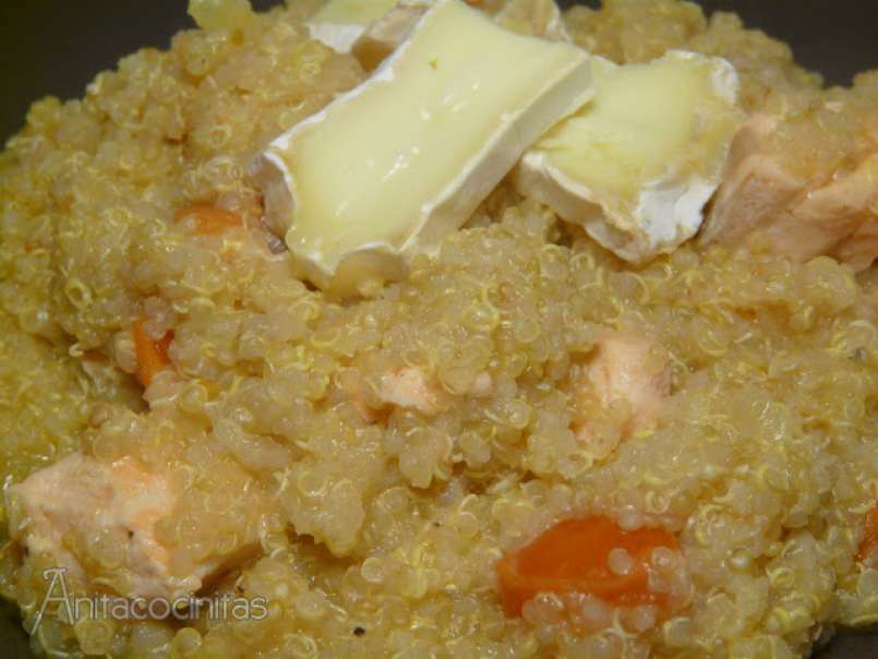 Falso risotto de quinoa con salmón - foto 2