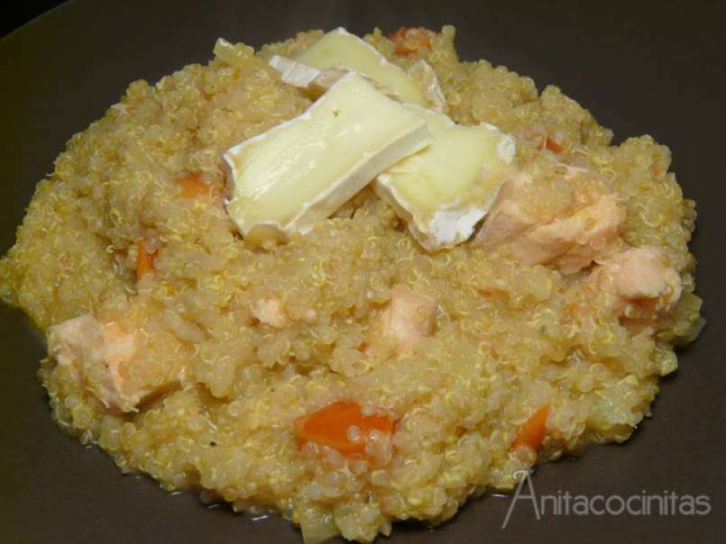 Falso risotto de quinoa con salmón - foto 3
