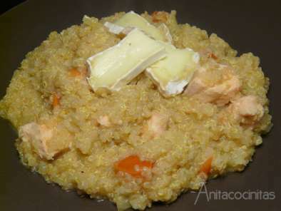 Falso risotto de quinoa con salmón - foto 3