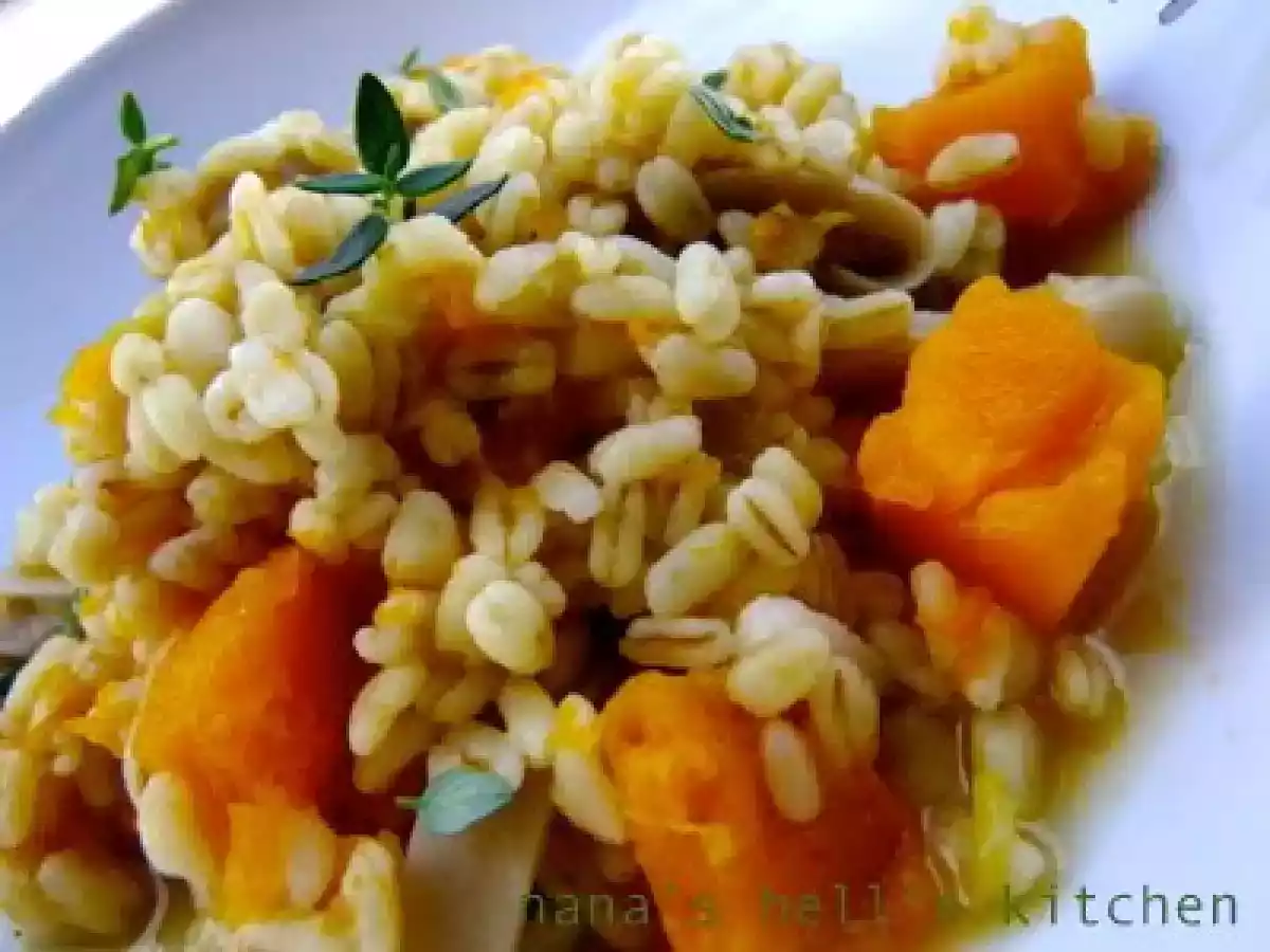 Falso risotto de trigo tierno con calabaza - foto 2