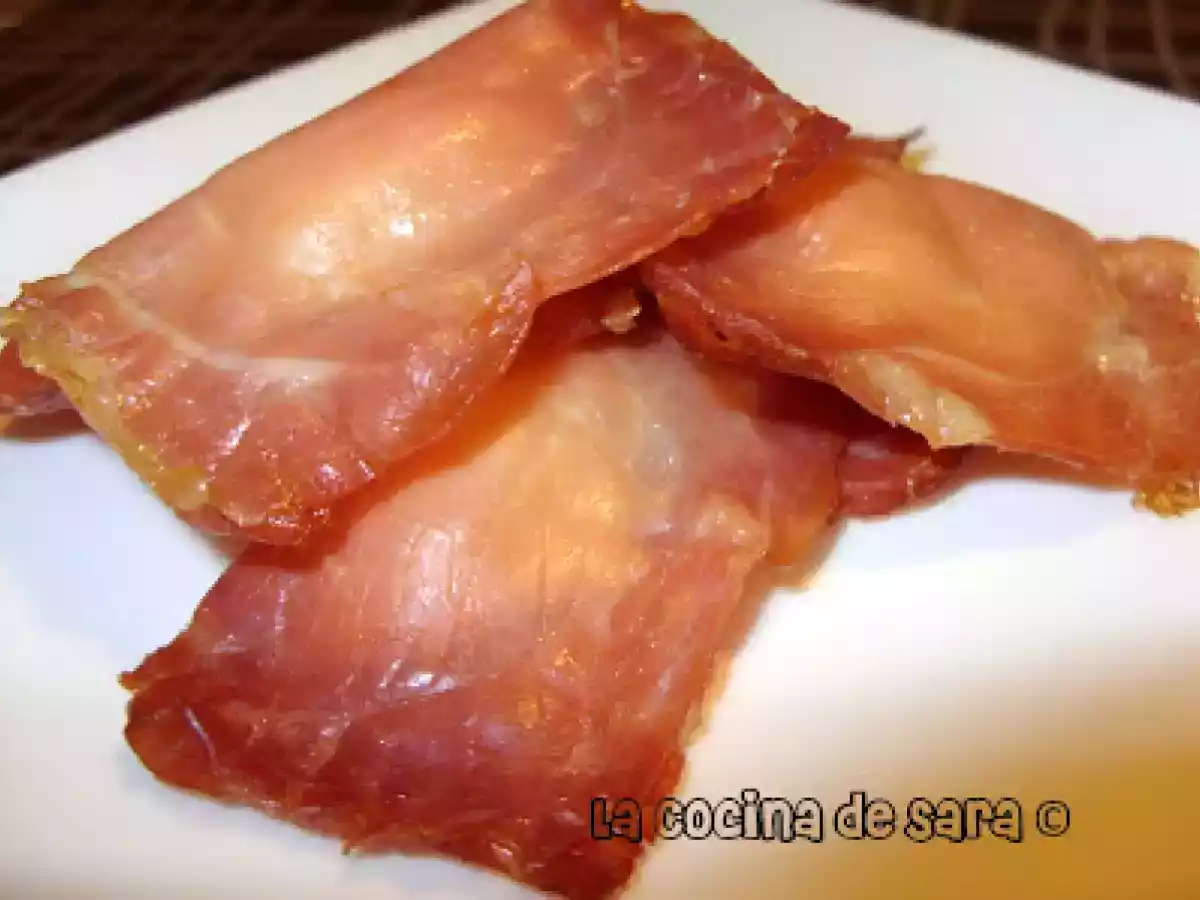 Falsos Ravioli de Jamón con Queso