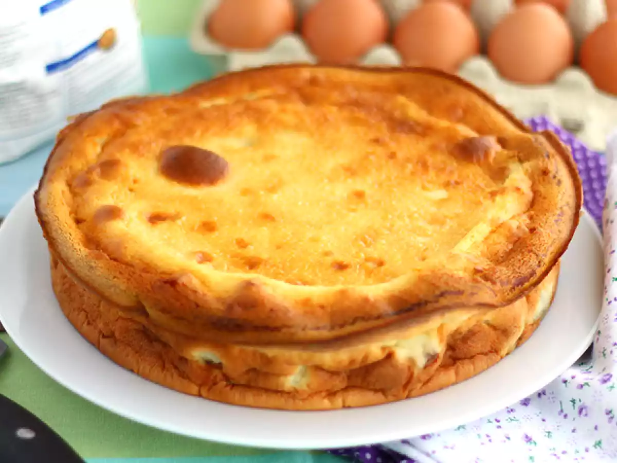 Far bretón, flan con ciruelas pasas