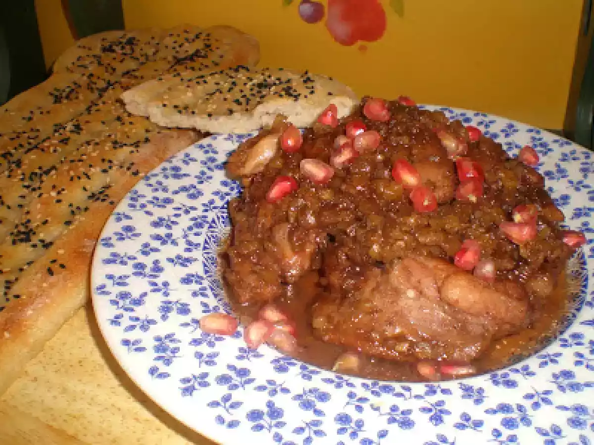 Fesejan, , plato persa de pollo