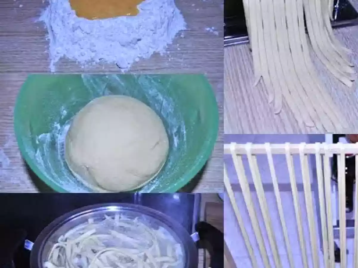 Fetuccini caseros con pesto rojo - foto 2