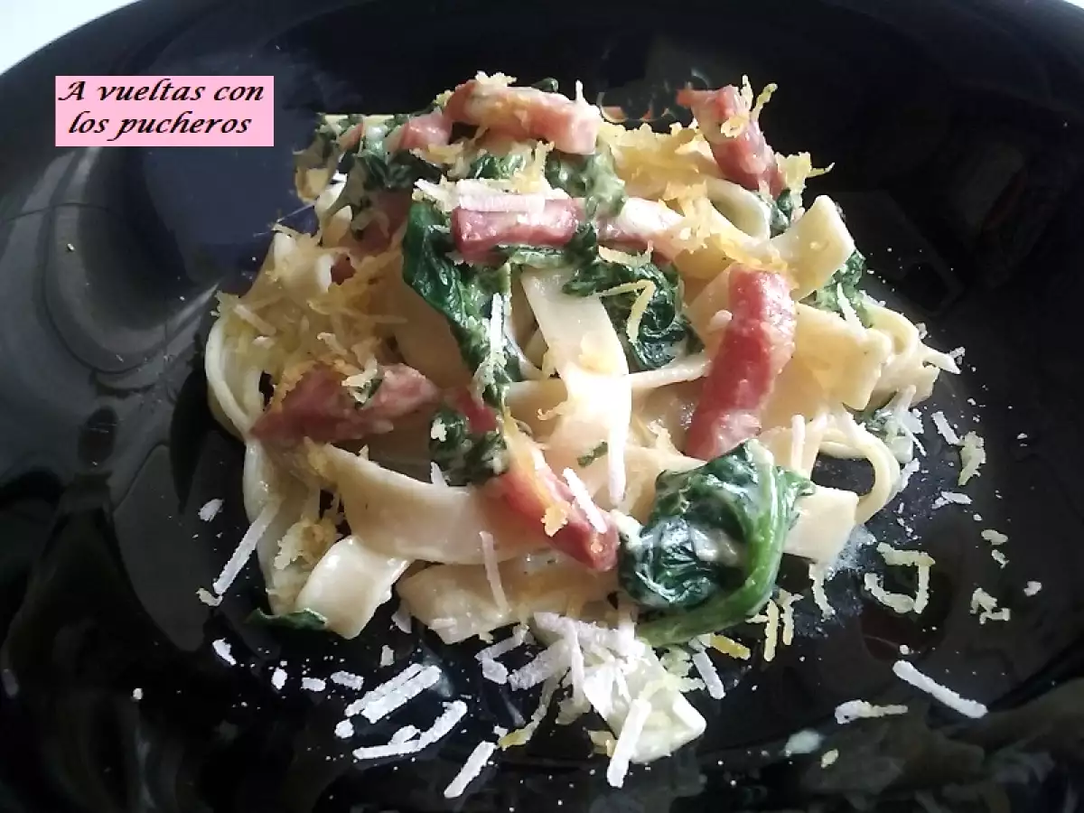 Fetuchini al curry con mascarpone