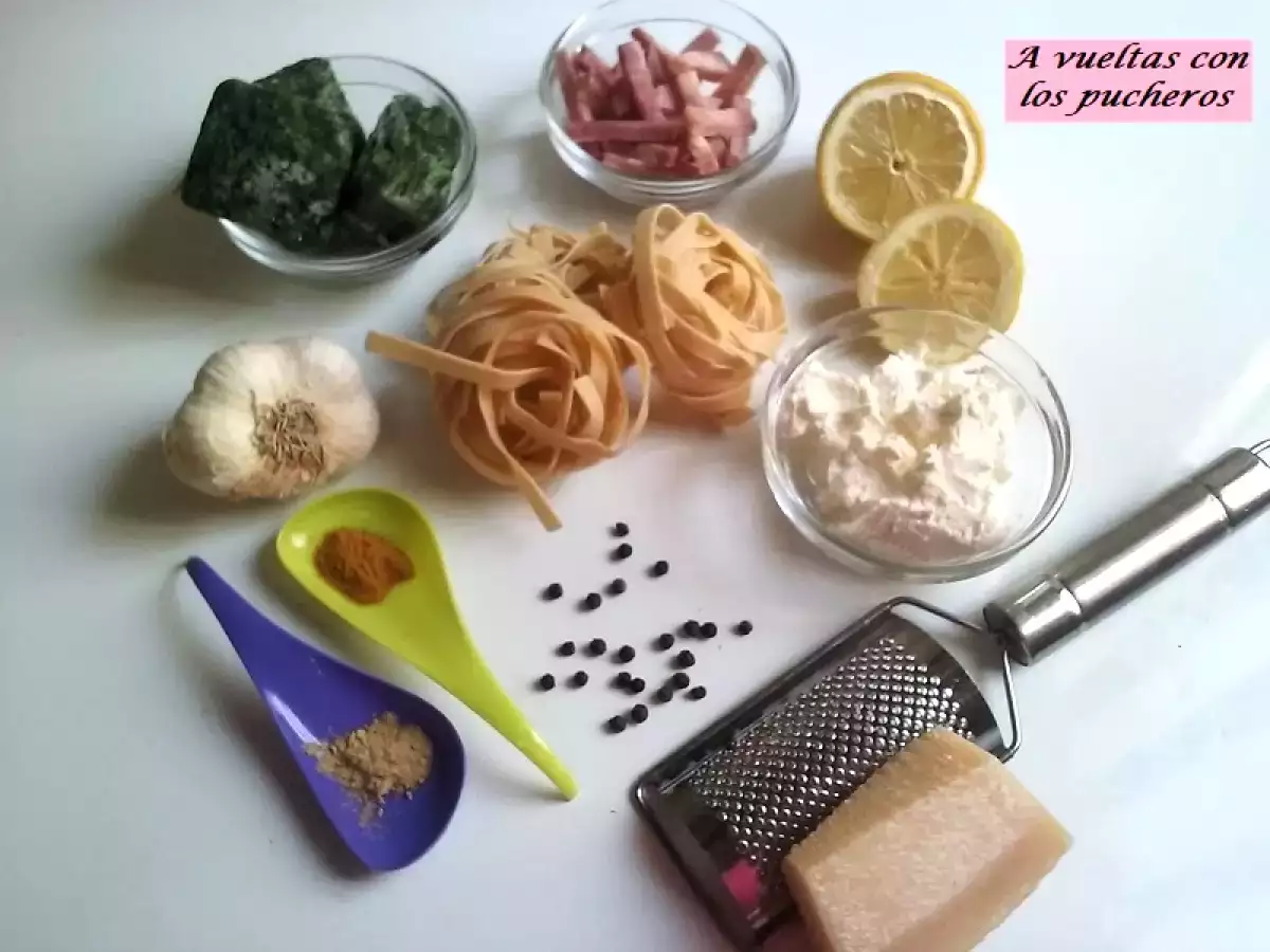 Fetuchini al curry con mascarpone - foto 2