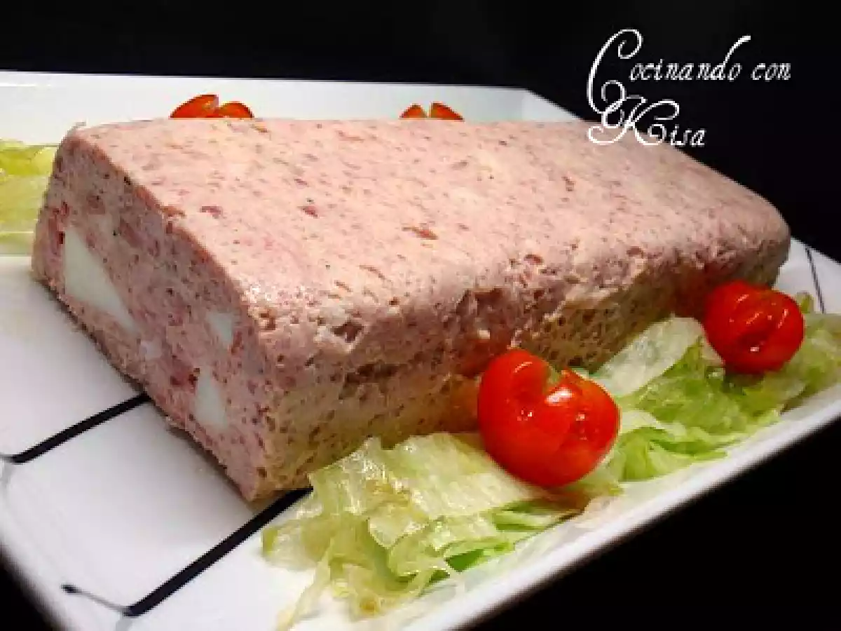 Fiambre de Pollo Trufado (thermomix y horno tradicional)