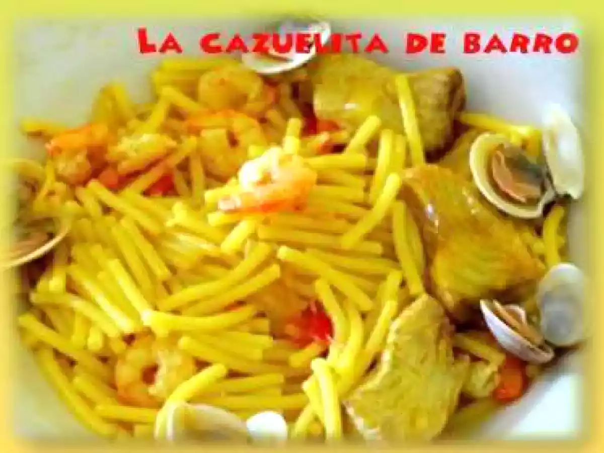 Fideos a la marinera