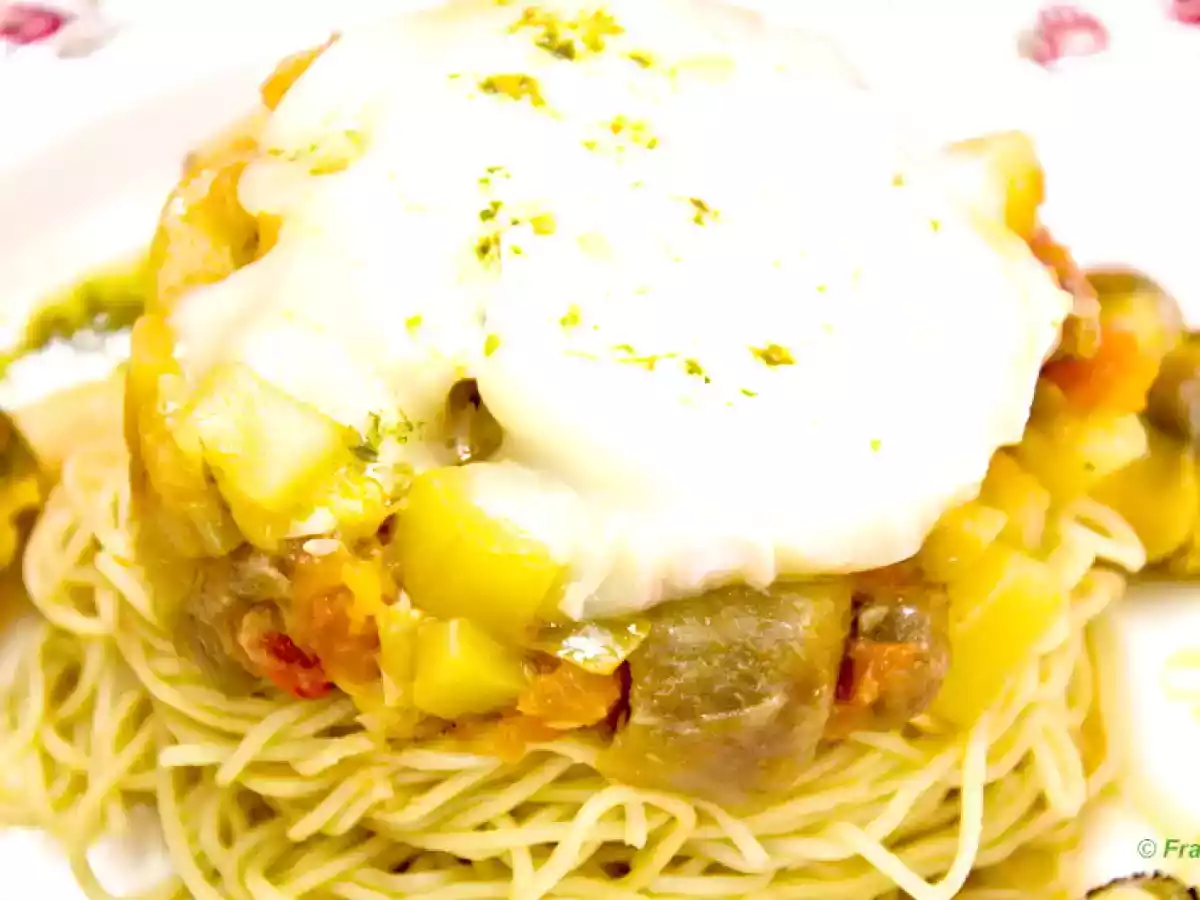 Fideos chinos con verdura al wok - foto 2