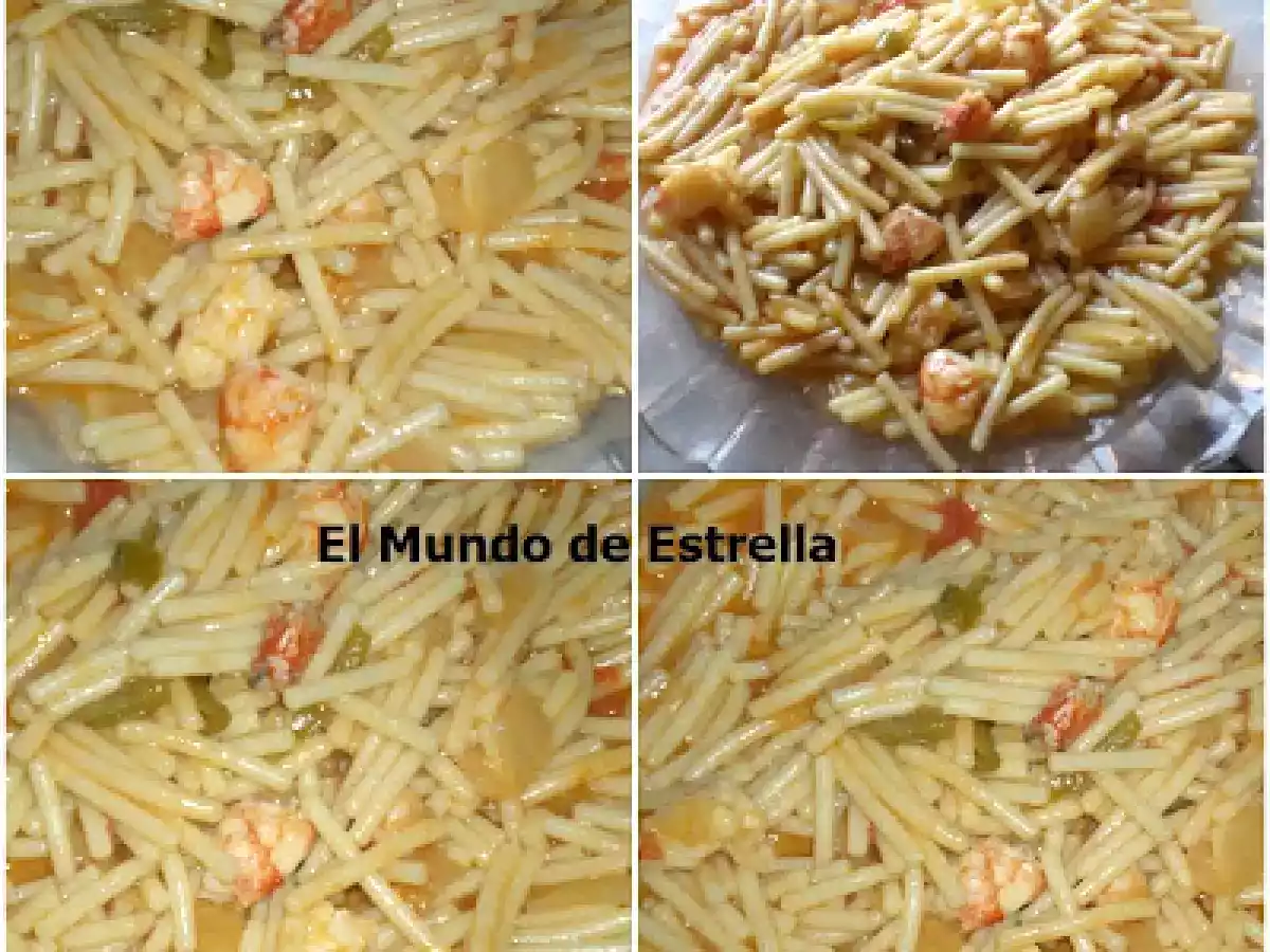 Fideos con gambones - foto 2