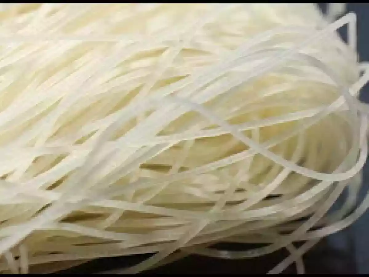 Fideos de arroz thai
