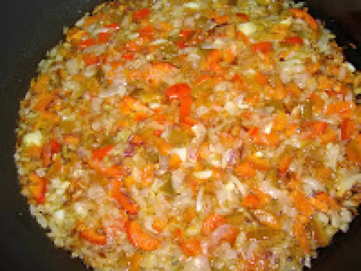 Fideos rossos con all i oli