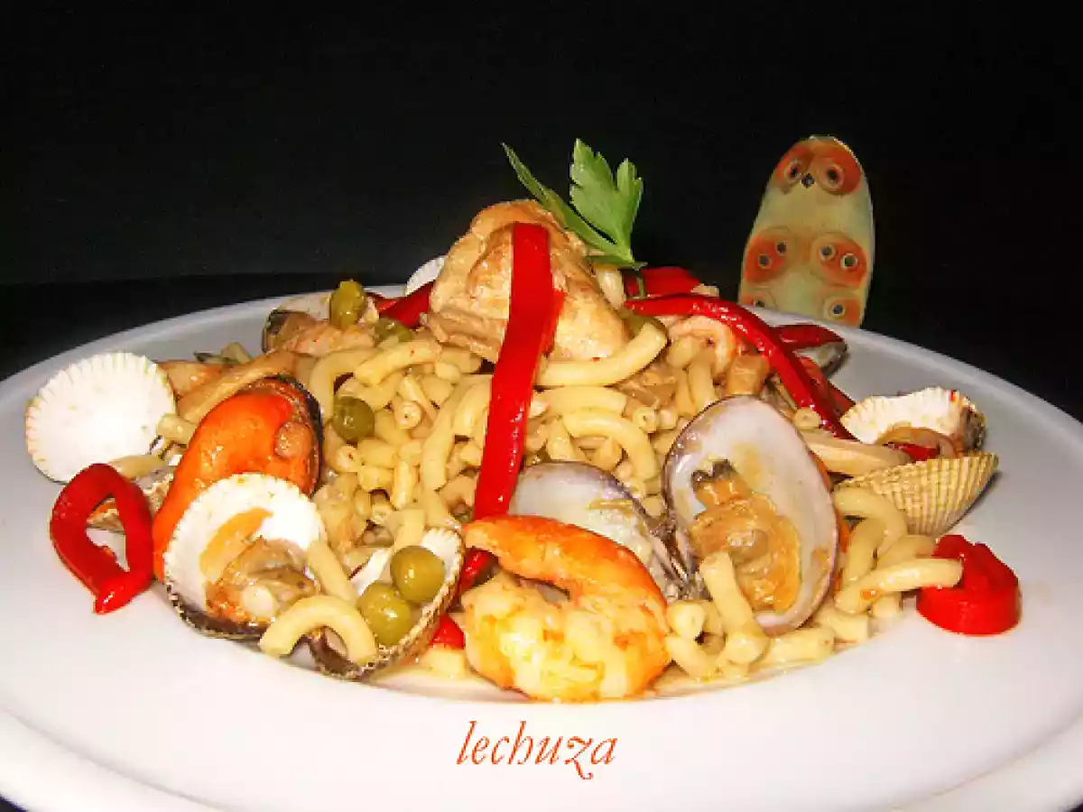 Fideuá estilo lechuza