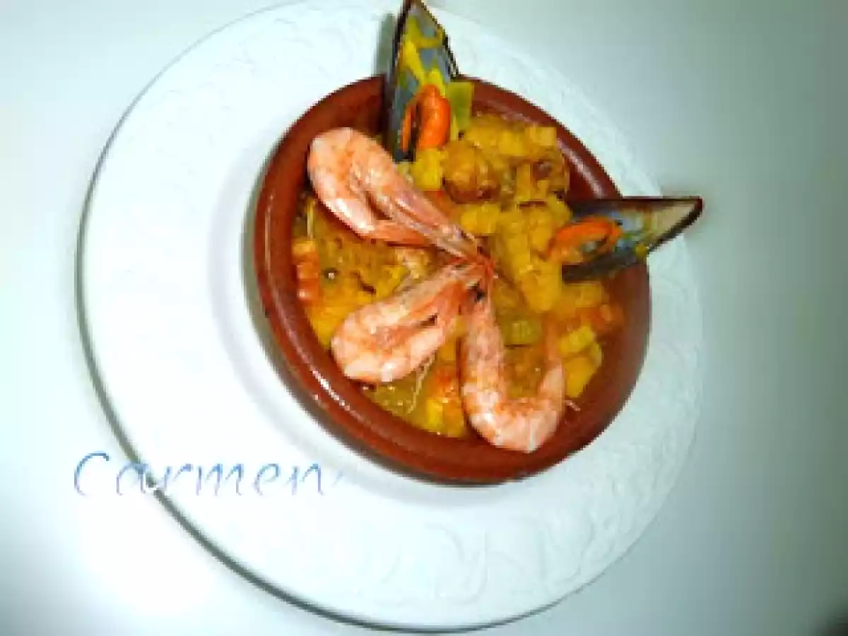 Fideua sin gluten para niños