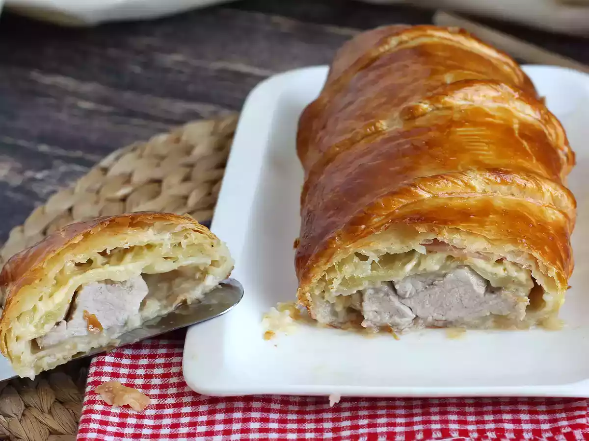 Filet mignon, solomillo de cerdo en costra de hojaldre - foto 2